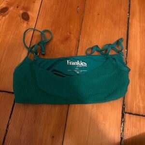 Frankies bikinis green bikini top
